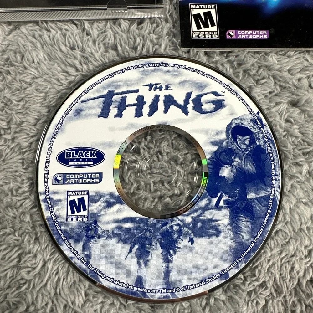The Thing (2002, PC CD-ROM Game) With Original Manual & Game Disc & Case